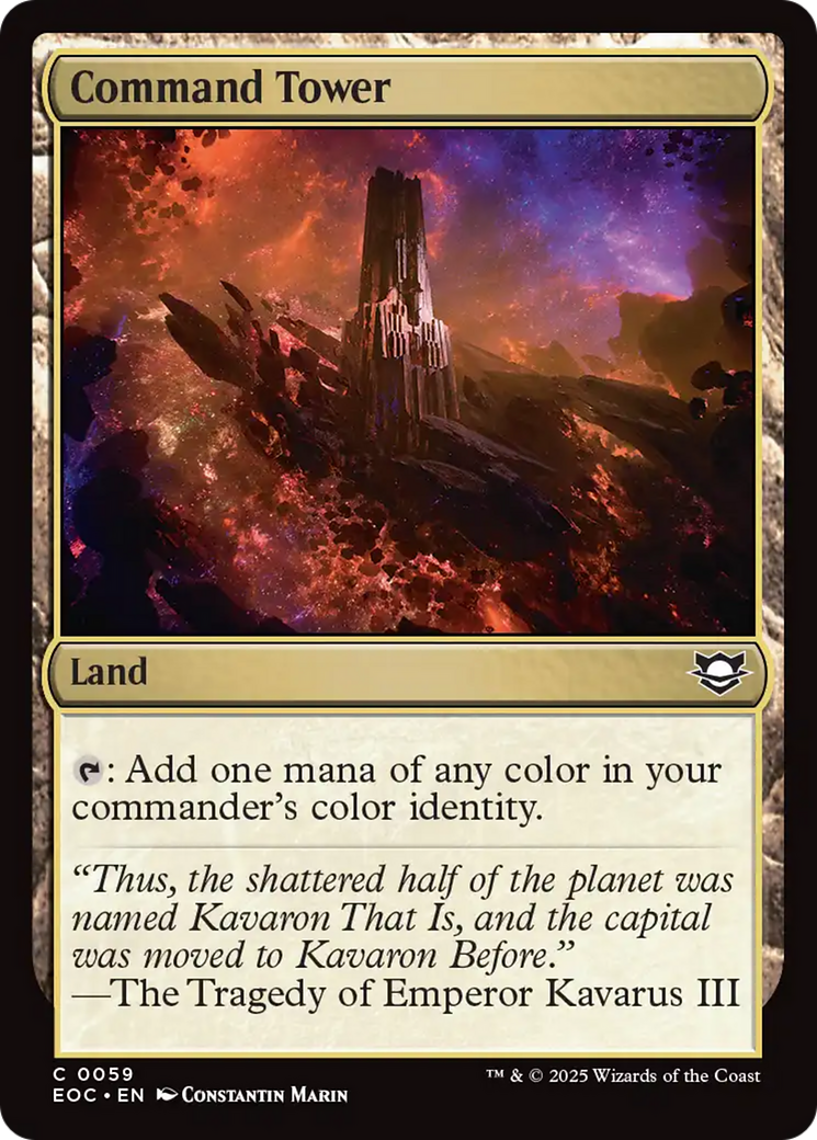 Command Tower [Edge of Eternities Commander] | Total Play