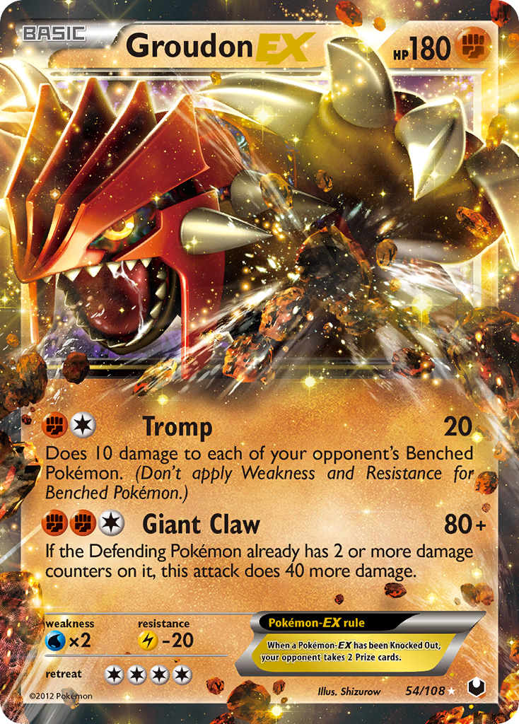 Groudon EX (54/108) [Black & White: Dark Explorers] | Total Play