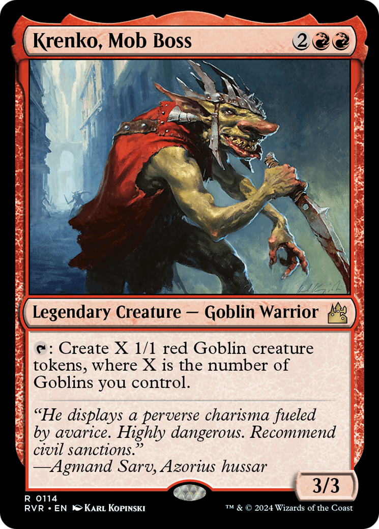 Krenko, Mob Boss [Ravnica Remastered] | Total Play
