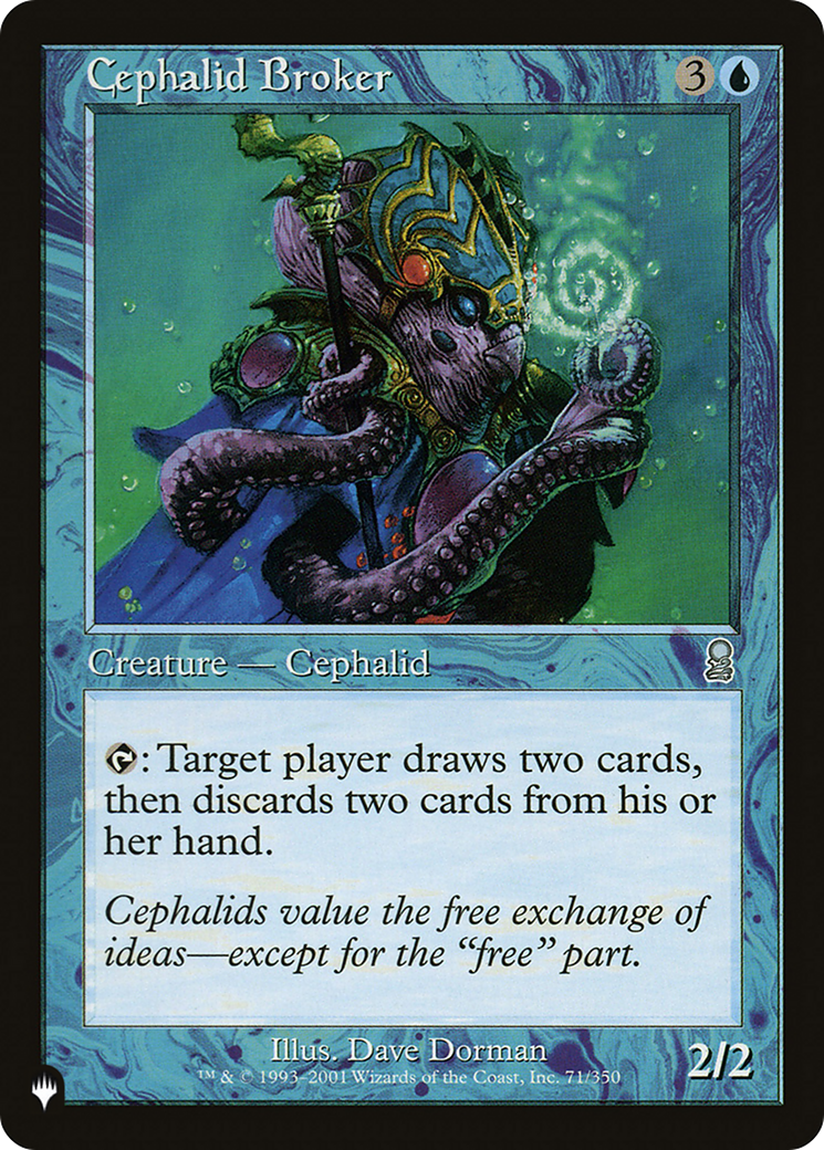 Cephalid Broker [The List Reprints] | Total Play