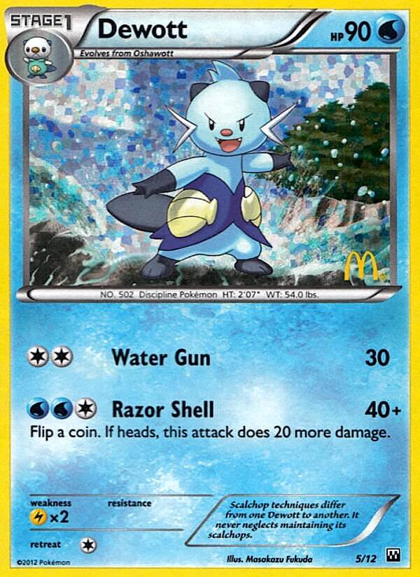 Dewott (5/12) [McDonald's Promos: 2012 Collection] | Total Play