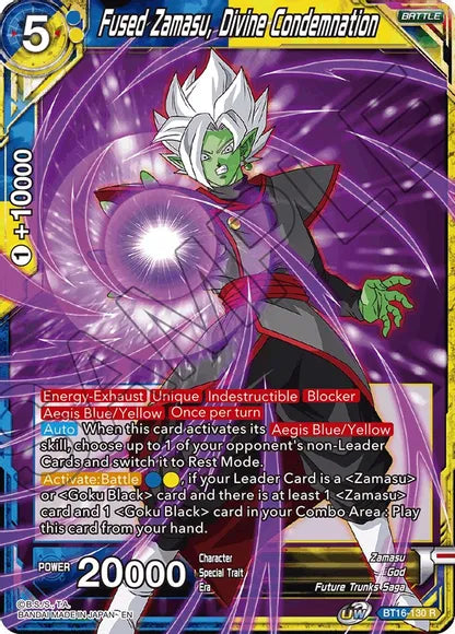 Fused Zamasu, Divine Condemnation (BT16-130) [Realm of the Gods] | Total Play