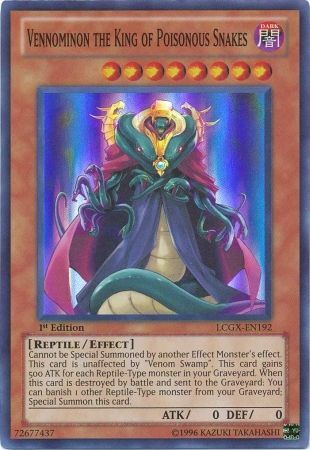 Vennominon the King of Poisonous Snakes [LCGX-EN192] Super Rare | Total Play