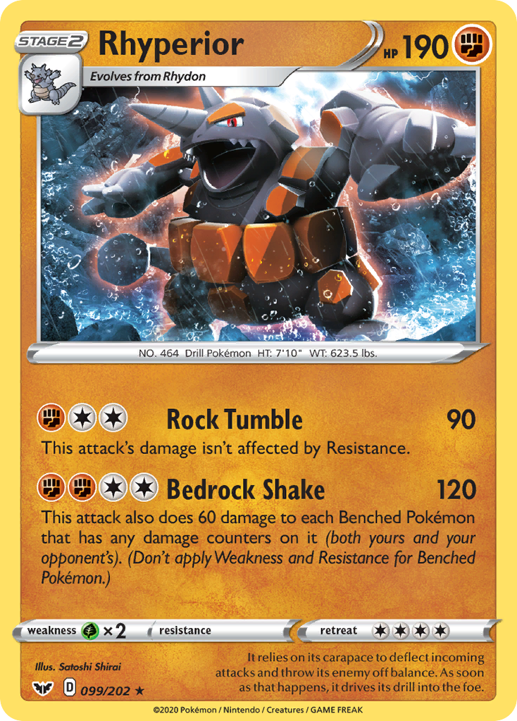 Rhyperior (099/202) [Sword & Shield: Base Set] | Total Play