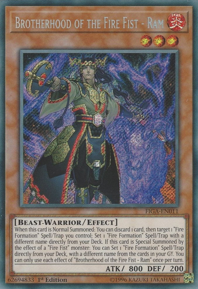 Brotherhood of the Fire Fist - Ram [FIGA-EN011] Secret Rare | Total Play