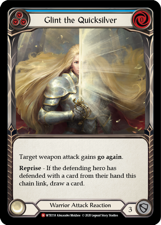 Glint the Quicksilver [U-WTR118] (Welcome to Rathe Unlimited)  Unlimited Rainbow Foil | Total Play