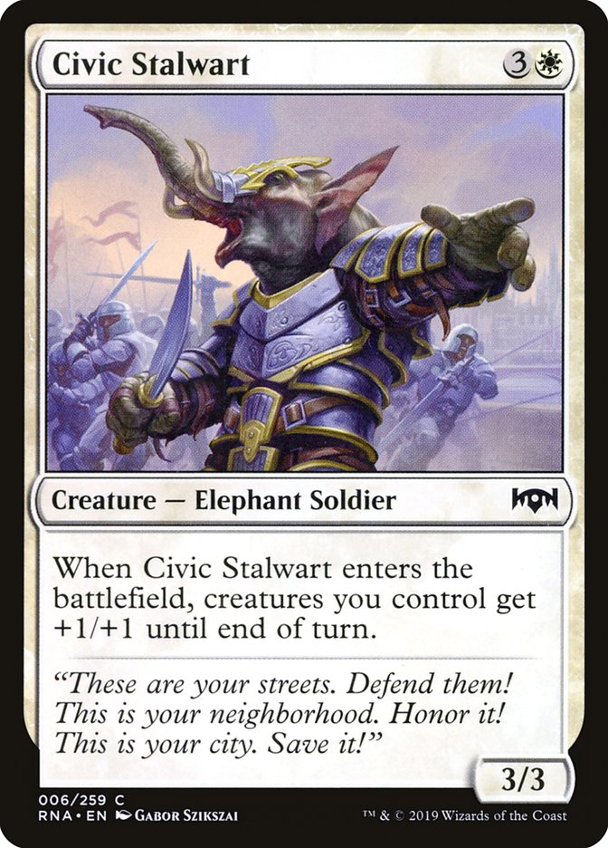 Civic Stalwart [Ravnica Allegiance] | Total Play
