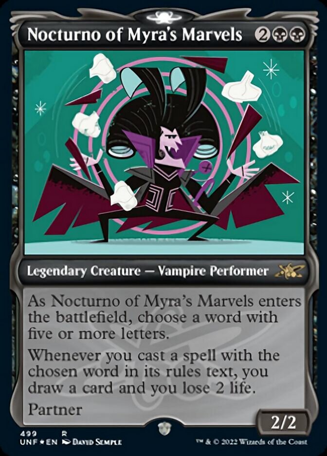 Nocturno of Myra's Marvels (Showcase) (Galaxy Foil) [Unfinity] | Total Play