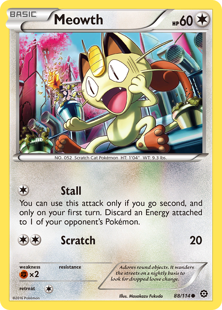 Meowth (88/114) [XY: Steam Siege] | Total Play