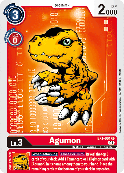 Agumon [EX1-001] [Classic Collection] | Total Play