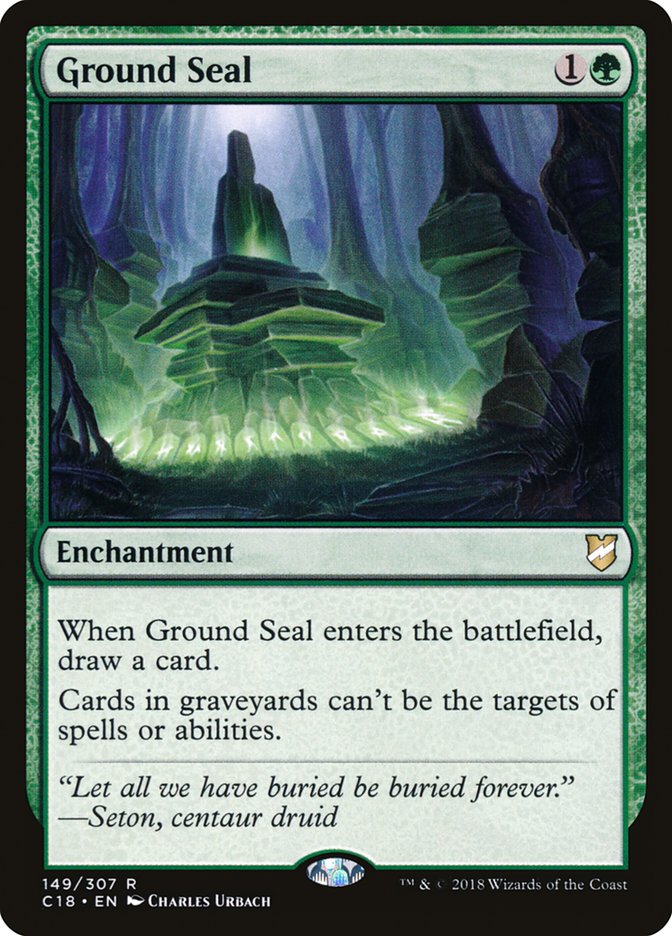 Ground Seal [Commander 2018] | Total Play