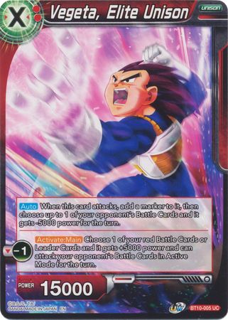 Vegeta, Elite Unison (BT10-005) [Rise of the Unison Warrior 2nd Edition] | Total Play