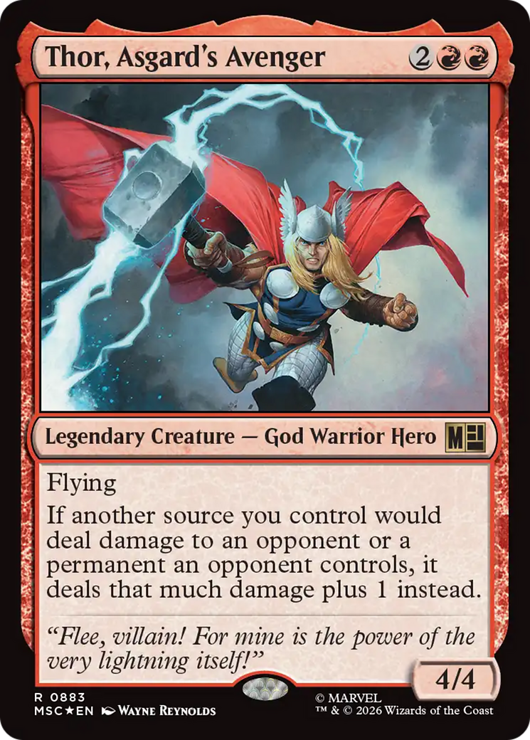 Thor, Asgard's Avenger (Surge Foil) [Marvel Super Heroes Commander] | Total Play