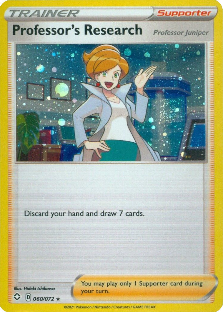 Professor's Research (060/072) (Cosmos Holo) (Theme Deck Exclusive) [Sword & Shield: Shining Fates] | Total Play