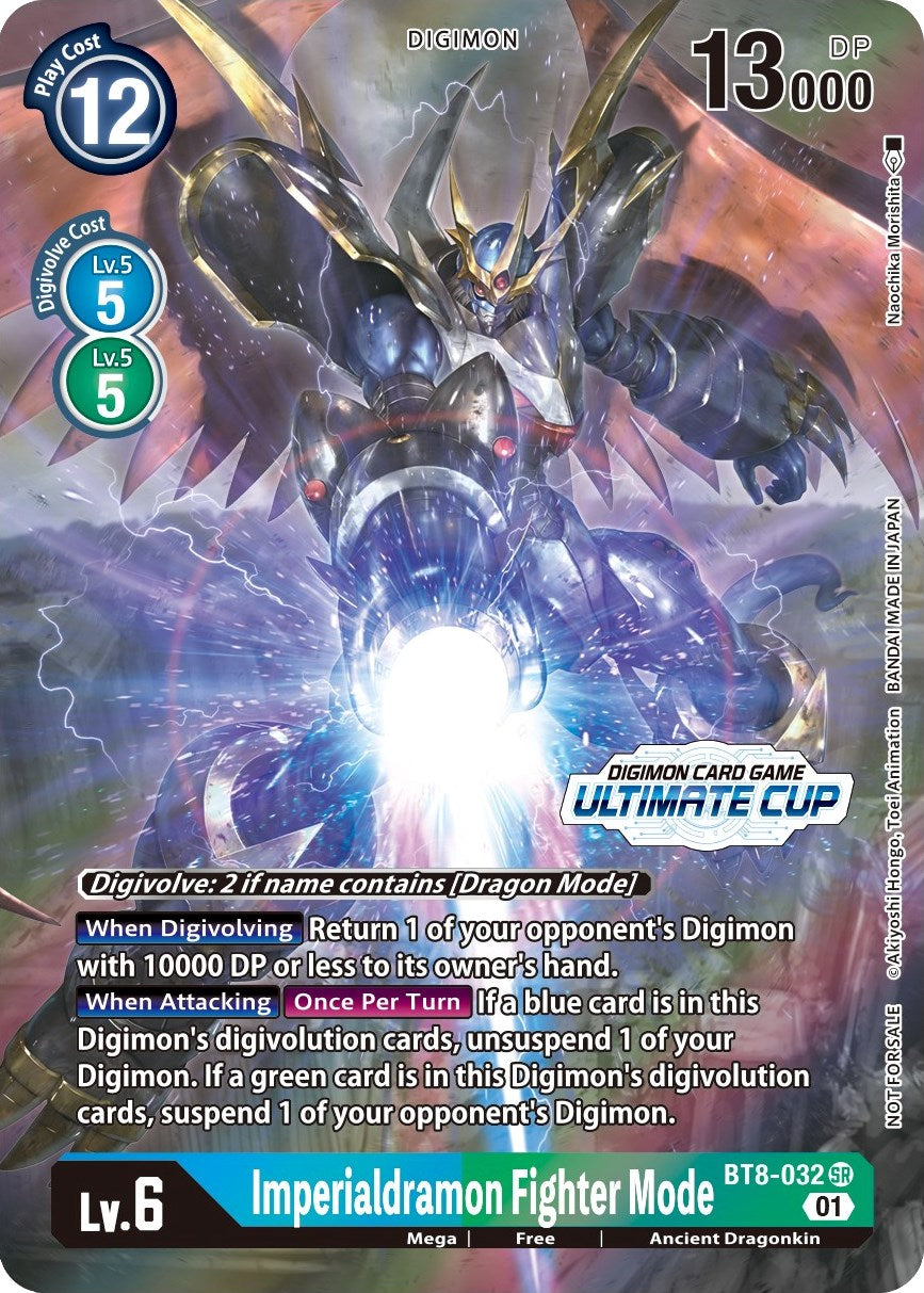 Imperialdramon Fighter Mode [BT8-032] (April Ultimate Cup 2022) [New Awakening Promos] | Total Play