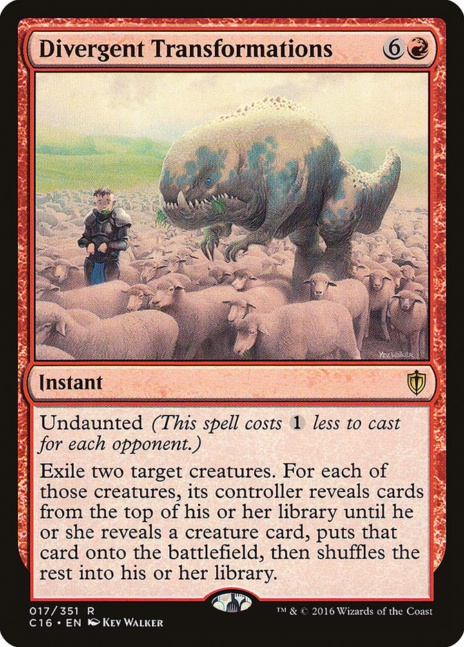 Divergent Transformations [Commander 2016] | Total Play