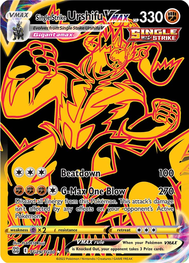 Single Strike Urshifu VMAX (TG29/TG30) [Sword & Shield: Brilliant Stars] | Total Play
