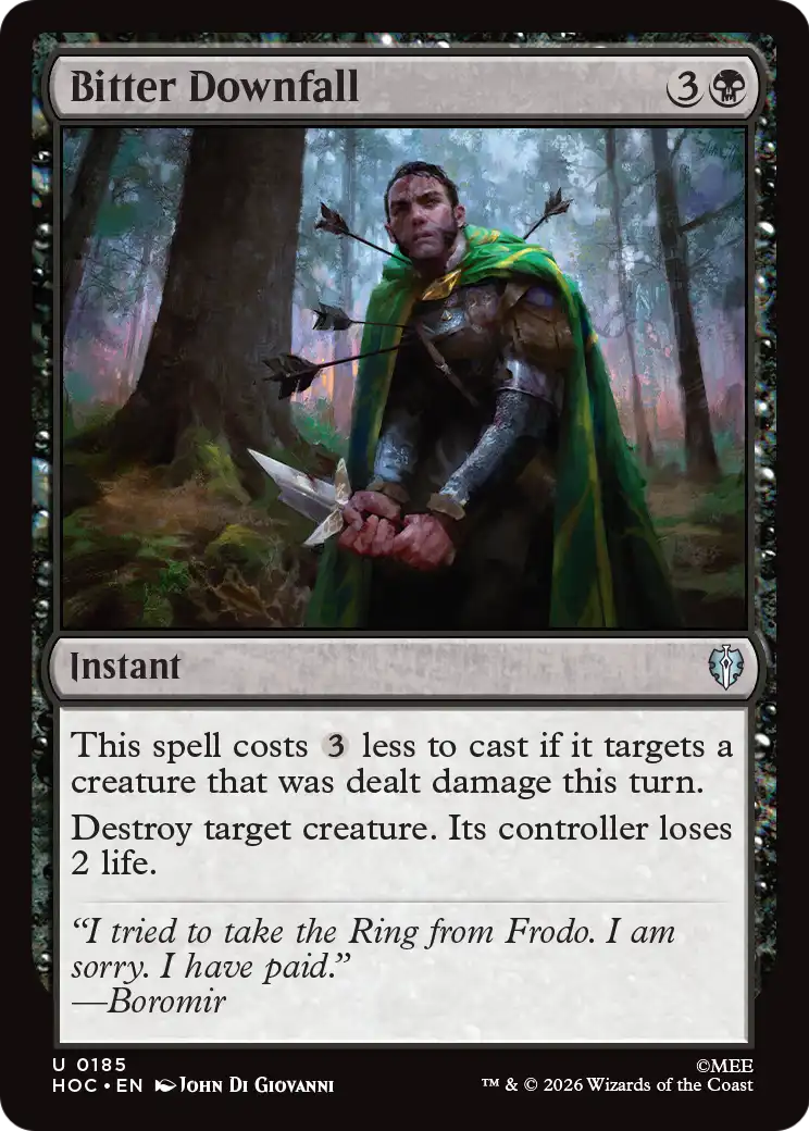 Bitter Downfall [The Hobbit: Eternal-Legal] | Total Play