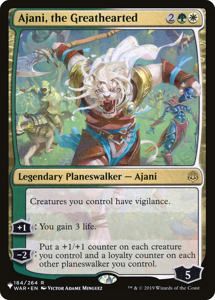 Ajani, the Greathearted [The List] | Total Play