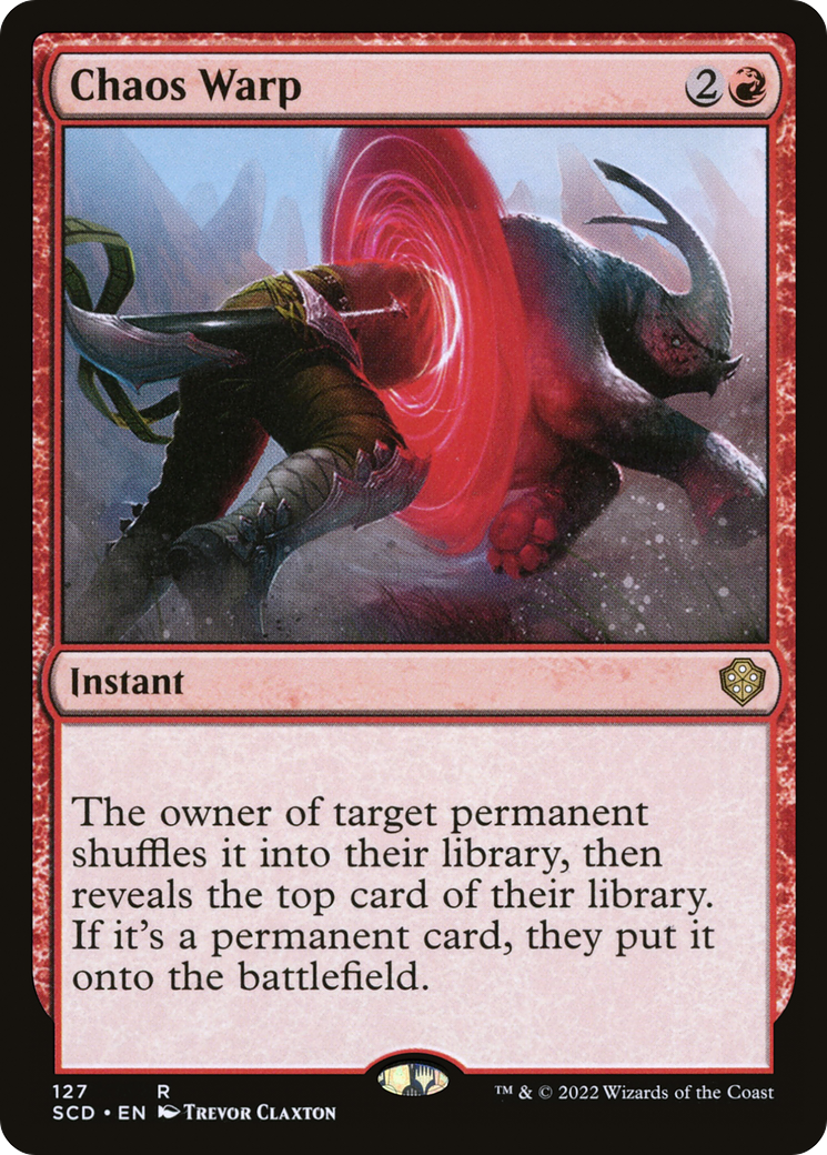 Chaos Warp [Starter Commander Decks] | Total Play