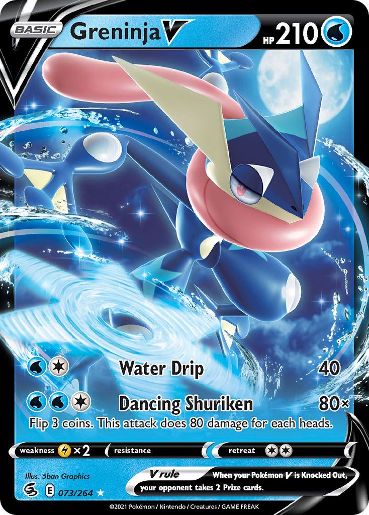 Greninja V (073/264) (Intro Deck) [Sword & Shield: Fusion Strike] | Total Play