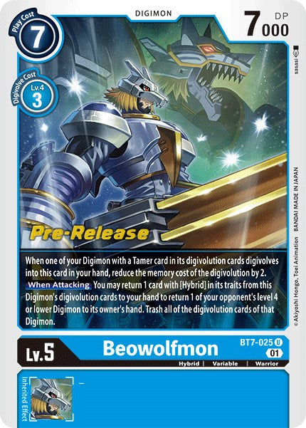 Beowolfmon [BT7-025] [Next Adventure Pre-Release Cards] | Total Play