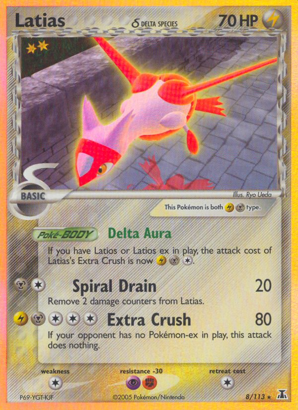 Latias (8/113) (Delta Species) [EX: Delta Species] | Total Play