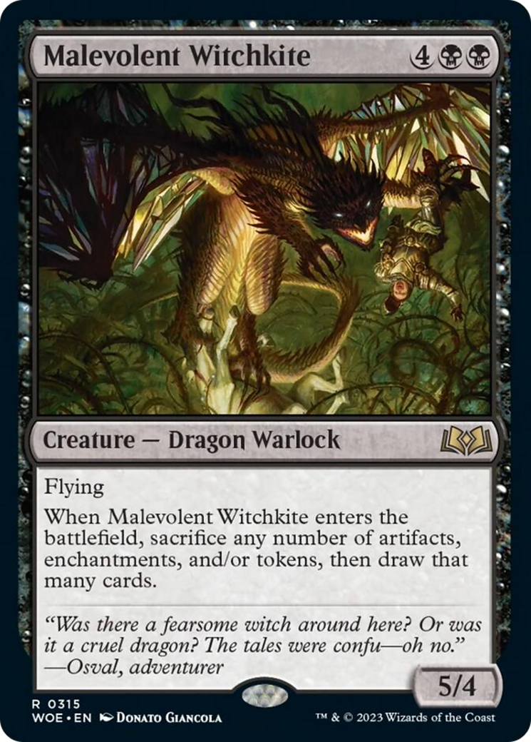 Malevolent Witchkite [Wilds of Eldraine] | Total Play