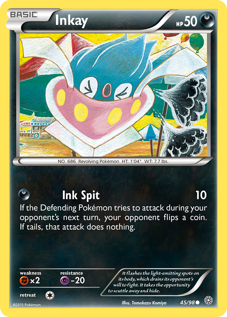 Inkay (45/98) [XY: Ancient Origins] | Total Play