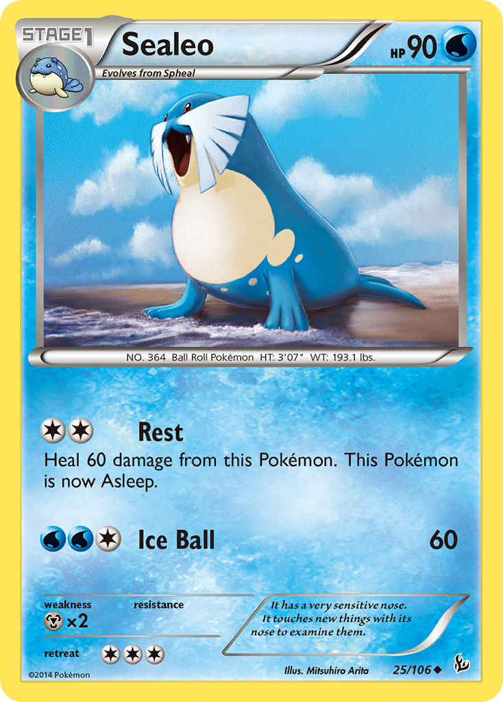 Sealeo (25/106) [XY: Flashfire] | Total Play