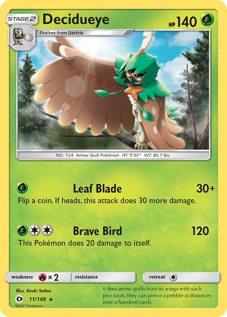 Decidueye (11/149) (Theme Deck Exclusive) [Sun & Moon: Base Set] | Total Play