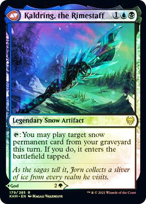 Jorn, God of Winter // Kaldring, the Rimestaff [Kaldheim Prerelease Promos] | Total Play