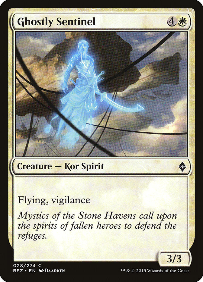 Ghostly Sentinel [Battle for Zendikar] | Total Play