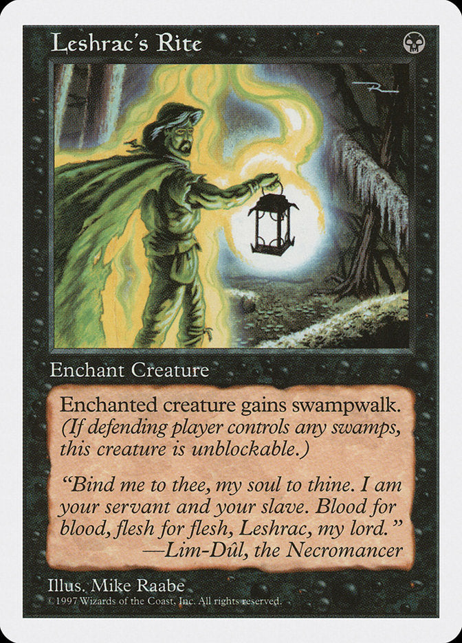 Leshrac's Rite [Fifth Edition] | Total Play
