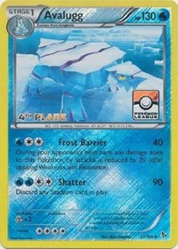 Avalugg (31/106) (League Promo 4th Place) [XY: Flashfire] | Total Play