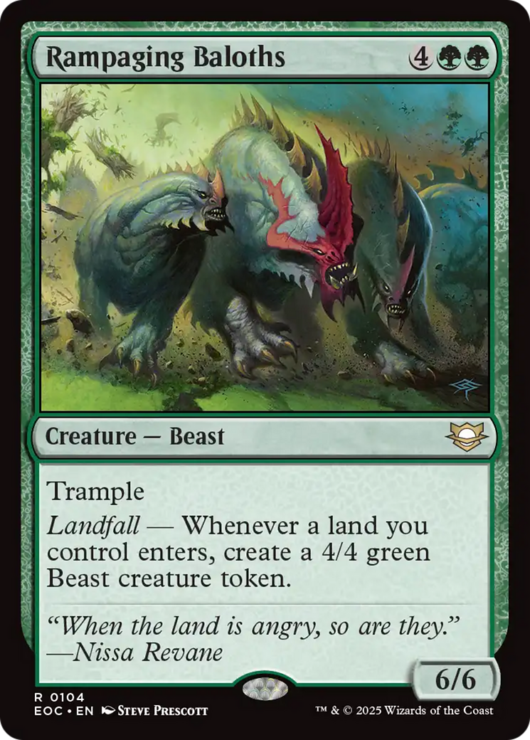 Rampaging Baloths [Edge of Eternities Commander] | Total Play