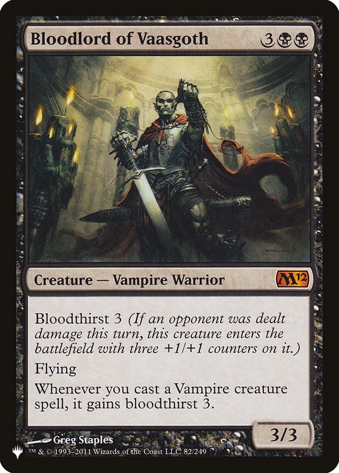 Bloodlord of Vaasgoth [The List] | Total Play