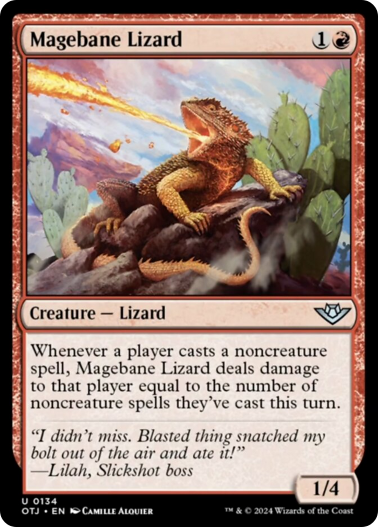 Magebane Lizard [Outlaws of Thunder Junction] | Total Play