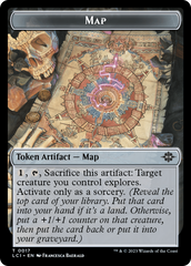 Treasure (0018) // Map Double-Sided Token [The Lost Caverns of Ixalan Tokens] | Total Play