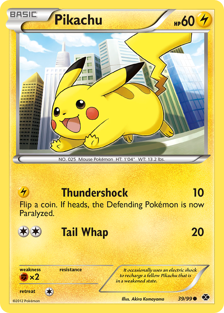 Pikachu (39/99) [Black & White: Next Destinies] | Total Play