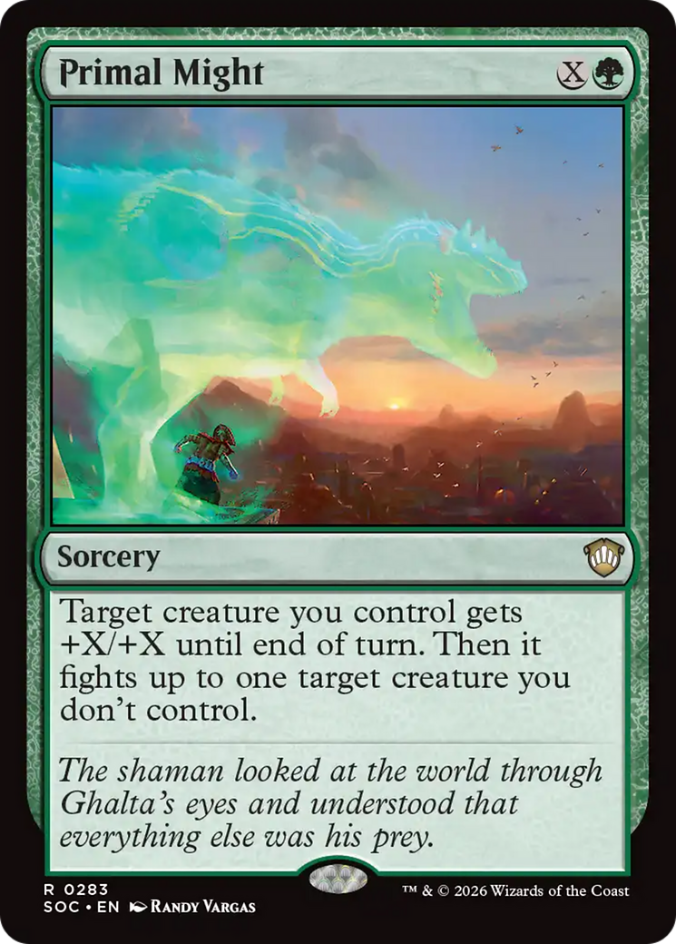 Primal Might [Secrets of Strixhaven Commander] | Total Play