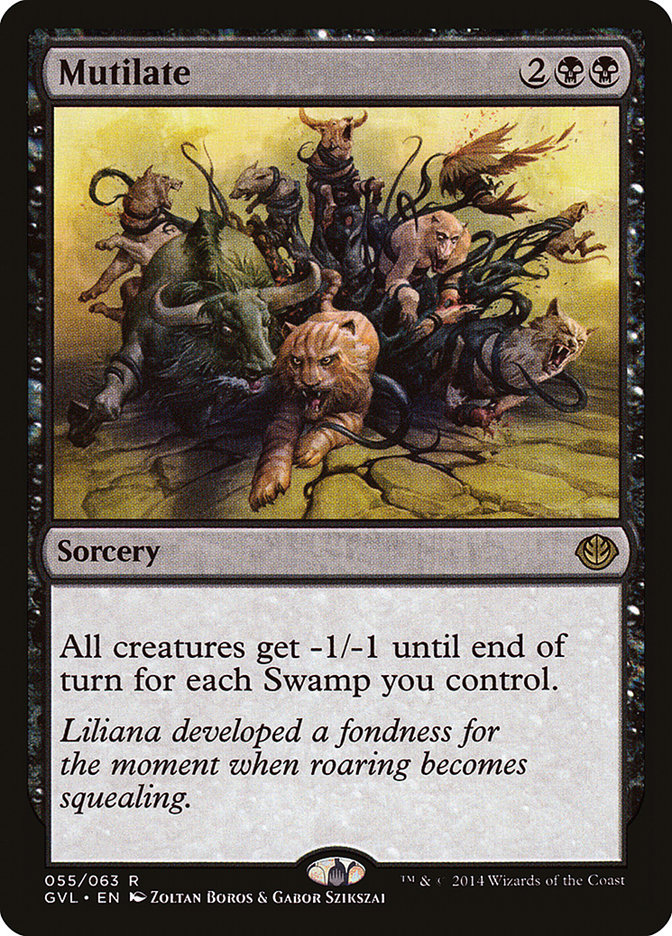 Mutilate (Garruk vs. Liliana) [Duel Decks Anthology] | Total Play