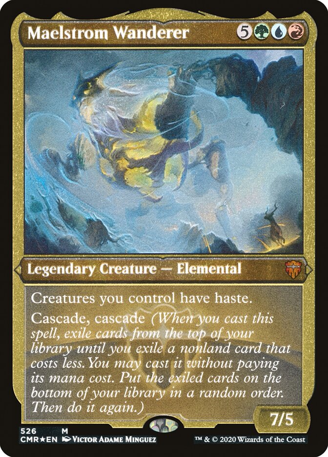 Maelstrom Wanderer (Etched) [Commander Legends] | Total Play