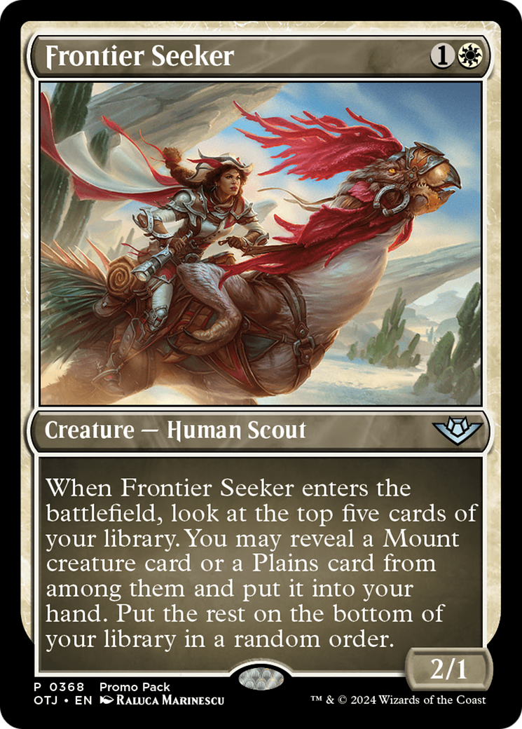 Frontier Seeker (Promo Pack) [Outlaws of Thunder Junction Promos] | Total Play