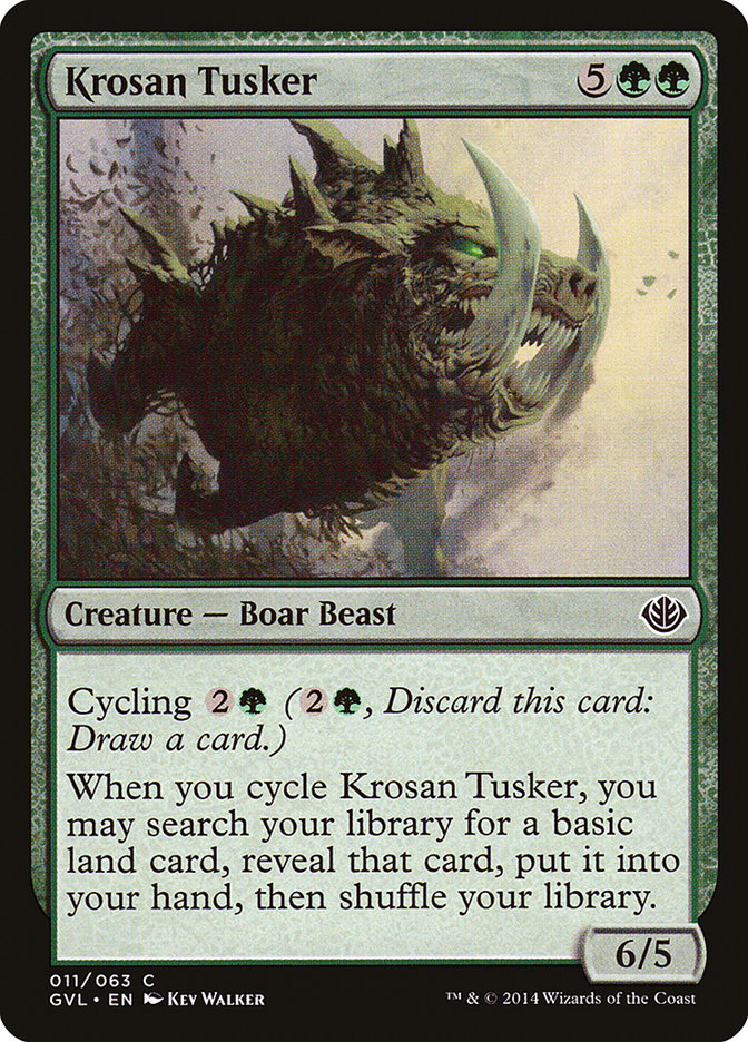 Krosan Tusker (Garruk vs. Liliana) [Duel Decks Anthology] | Total Play