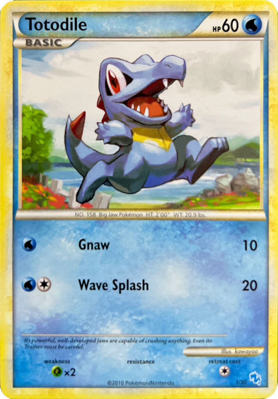Totodile (1/30) [HeartGold & SoulSilver: Trainer Kit - Gyarados] | Total Play