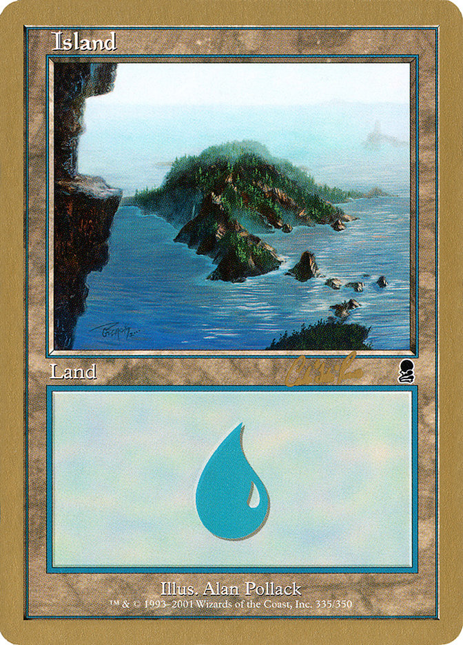 Island (cr335) (Carlos Romao) [World Championship Decks 2002] | Total Play