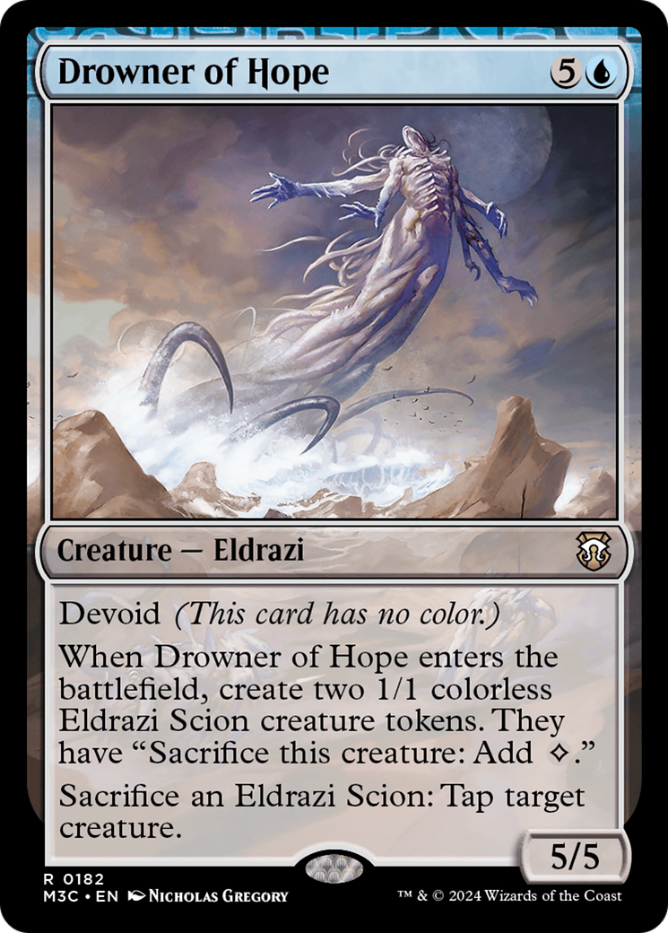 Drowner of Hope (Ripple Foil) [Modern Horizons 3 Commander] | Total Play