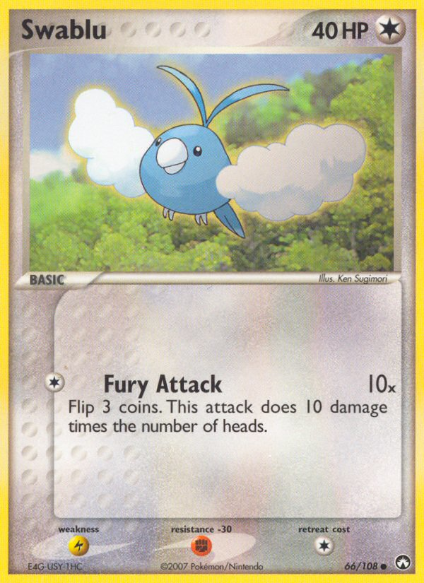 Swablu (66/108) [EX: Power Keepers] | Total Play