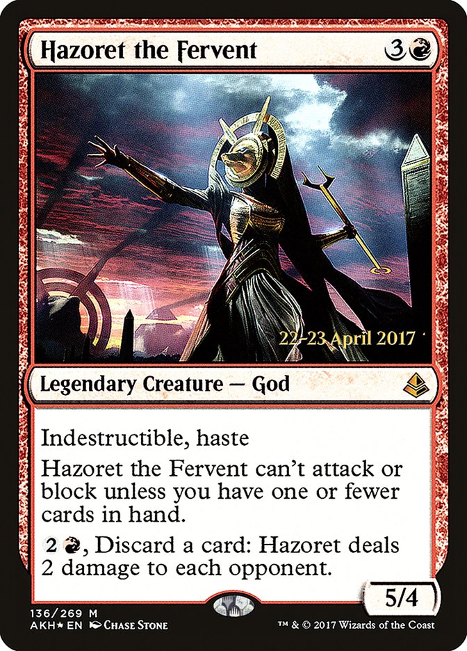 Hazoret the Fervent [Amonkhet Prerelease Promos] | Total Play
